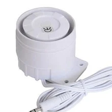 Высокая децибел проводной сирена помещении рог для Офис Охранной Сигнализации Системы gsm с 3.5 мм разъем