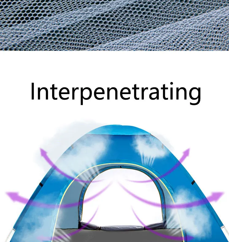 [TB07] уличная палатка на открытом воздухе 3-4 человека полностью автоматическая 1 одиночная 2 двойная пара домашняя кемпинговая утолщенная анти-штормовая