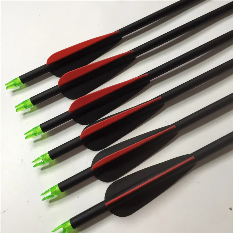 6 Pz 3 Inches Of Plastic Feathered Glass Steel font b Arrows b font Are Around