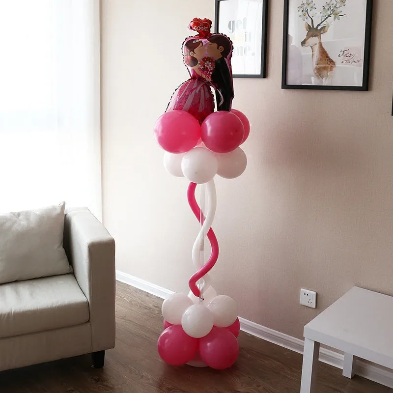 Birthday party decorations kid adult Birthday Balloon Plastic Rod Birthday Latex Party Balloon Wedding Holder Arch Balloon Stand