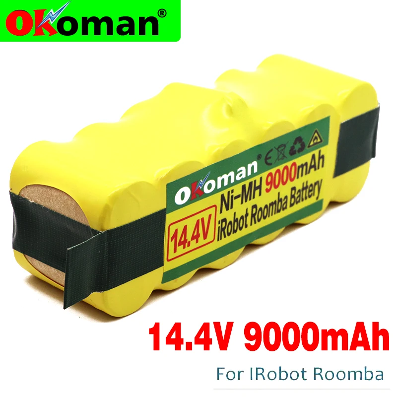 

14.4v 9000mAh Battery for iRobot Roomba 500 600 700 800 900 Series Vacuum Cleaner iRobot roomba 600 620 650 700 770 780 800