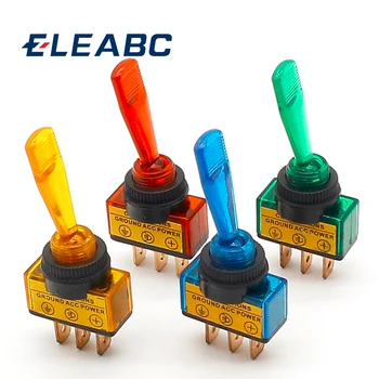 

Automotive Toggle Switch 3 Pin ON-OFF with lamp DC12V 20A