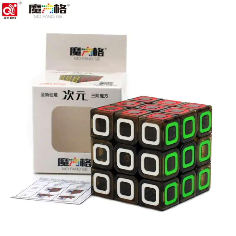 

Qiyi mofangge 3x3x3 cube The 3 by 3 cube transparent color 3 cube puzzle children's educational game toys wholesale puzzle cube