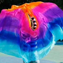 Дизайнерская натуральная шелковая вуаль для танца живота, дешевые вуали для танцев, вуаль для танцев tari perut kostum,, 250*114 см, оранжевая однотонная 5 цветов