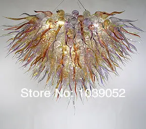 

Hotel Art Murano Glass Lighting Crystal Chandelier For Wedding