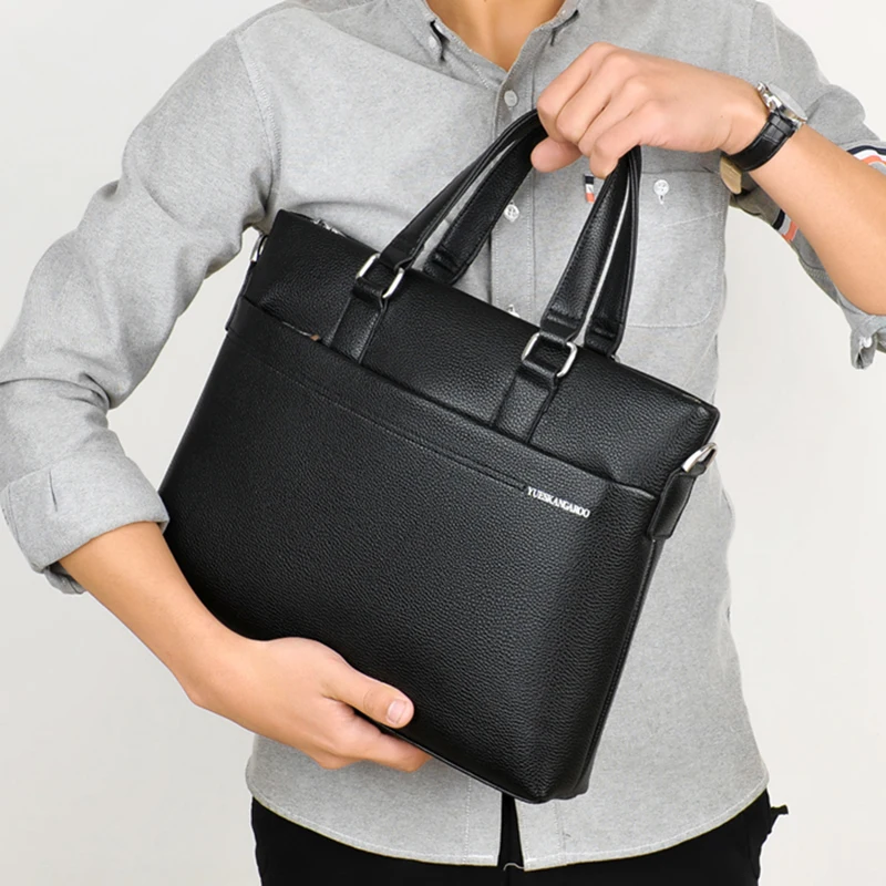 الرجال الجلود حقيبة أكياس الأعمال محمول حمل حقيبة كبيرة Crossbody الكتف حقيبة الرجال رسول سفر حمل حقيبة