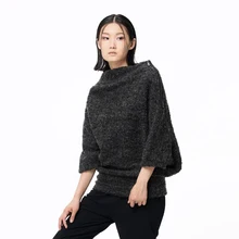 Линетт's Chinoiserie зима Дизайн Для женщин рукав "летучая мышь" пуловер свитер