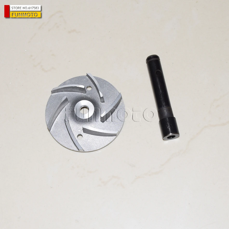

water Pump impeller and shaft for CFMOTO CFX8 engine model name is 2V91W parts number is 0800-080005/0800-080006