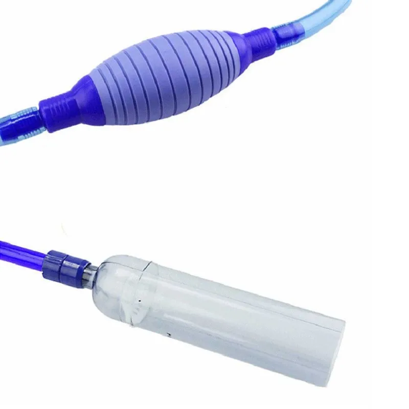 Newest Fish Tank Cleaners Aquarium Siphon Gravel Cleaning Tool Fish Safe Tank Vacuum Pump Water Change Switch Filter For Aquario (4)