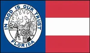 

90*150cm florida state flag 1861