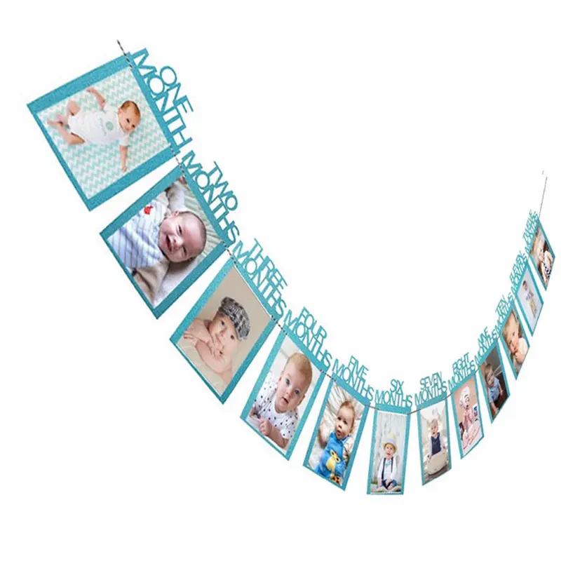 Heronsbill-12-Months-Photo-Frame-Banner-First-Birthday-Decorations-1st-Baby-Boy-Girl-My-1-One.jpg_640x640