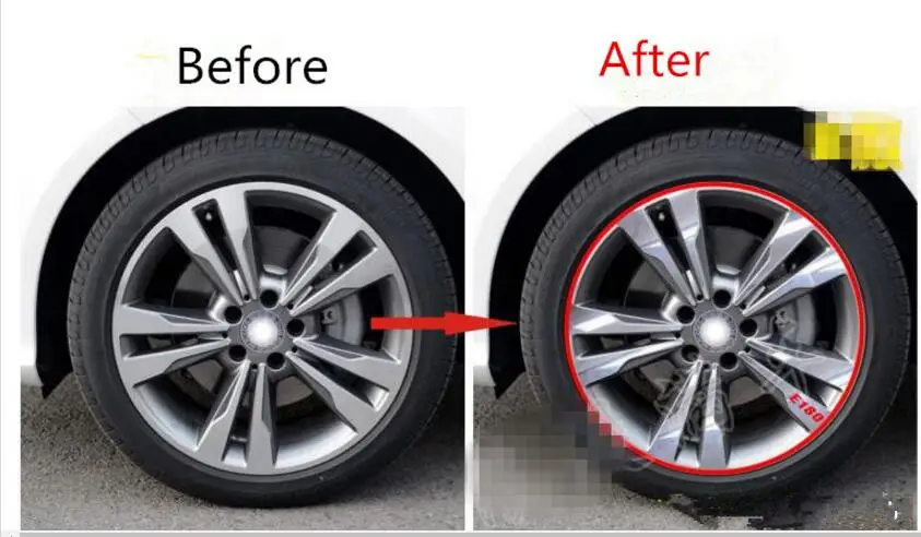 

8 Meter/Roll Car Wheel Protection Sticker cover for Chery TIGGO A3 A5 ARRIZO 7 BONUS 3 M11 SEDAN M11 HATCHBACK INDIS accessories