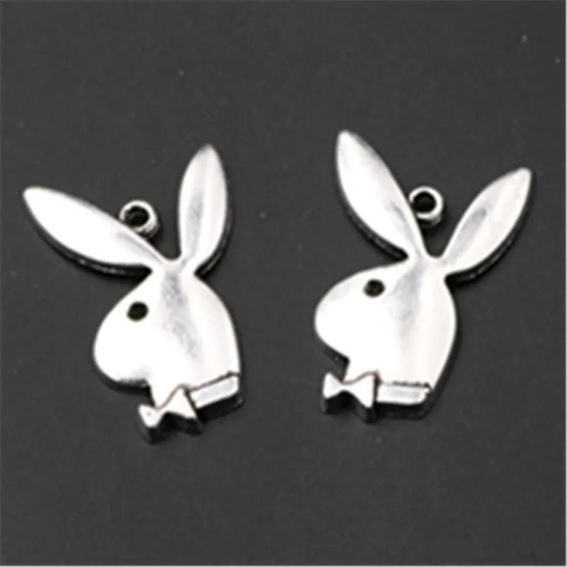 

Rabbit Pendant, Cute Rabbit Charm, Bunny Gentleman Charms, Hip-Hop Bunny Charm, Long-eared Rabbit Charms For Jewelry Making A792