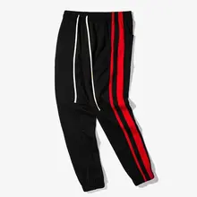 High Street двухфактурные штаны эластичный пояс хлопок джоггеры брюки для девочек для мужчин хип хоп повседневное спортивные штаны сбоку плед