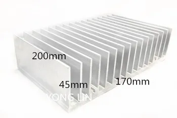 

1pcs Heatsink 170*45-200MM/Aluminum/High-power heatsink/Special chassis cooling/Dedicated high-power electronics cooling