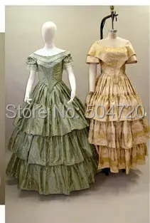 

Custom-madeR-554 Vintage Costumes 1860s Civil War Southern Belle Gown Ball Dress/Gothic Lolita Dress Victorian dresses