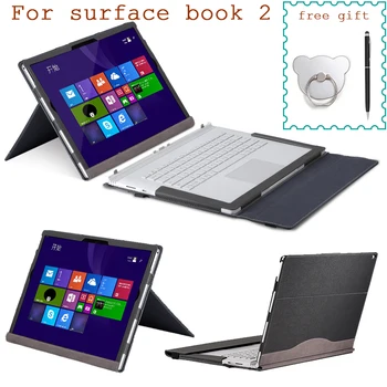 

Detachable Laptop Case for Microsoft Surface Book 2 13.5 Tablet Sleeve Split Design Stand Cover for Surface Book 2 15 Inch