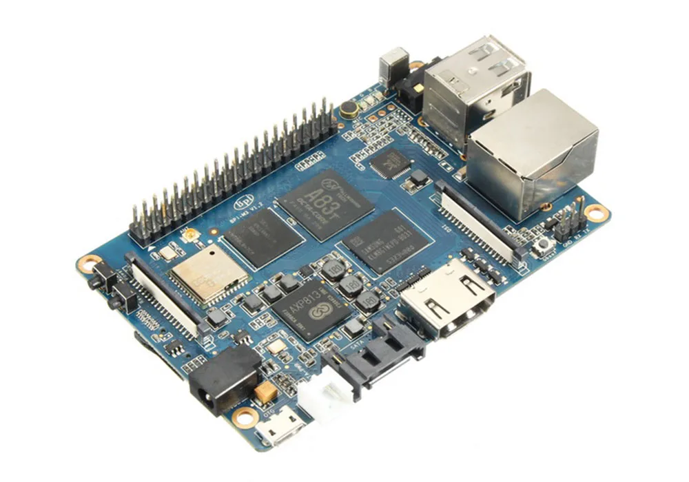 Banana Pi BPI M3 A83T восьмиядерных процессор(8-ядерный) 2G LPDDR3+ 8 gbemmc с открытым исходным кодом макетная плата одноплатный Co raspberry pi Совместимость