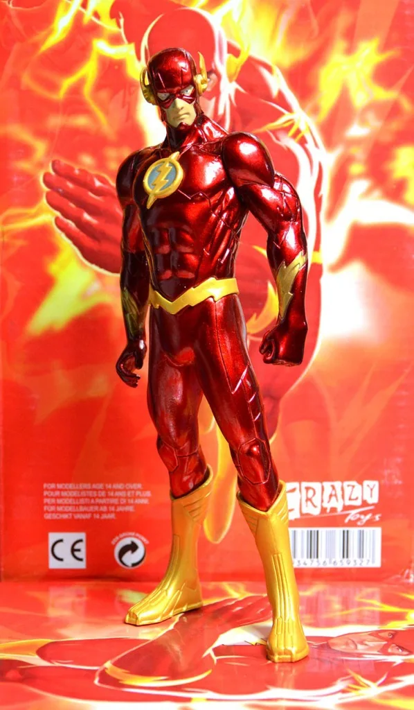 DC Новая Лига Справедливости JLA супергерой флэш Барри Аллен ПВХ Аниме Фигурка Супермена Модель Коллекция игрушек подарок - Цвет: The Flash Red