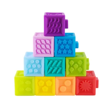 

Baby soft blocks 0-1 soft rubber blocks can bite boiled baby 6-12 months toy fight insert 3 years old growth toys