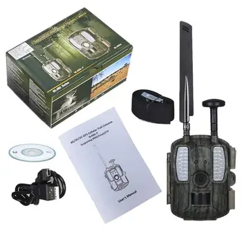 

LTE WCDMA GSM 4G 3G 2G Hunting Trail Camera Trap IP66 No Flash Sending Images via MMS Email or FTP Invisible Leds