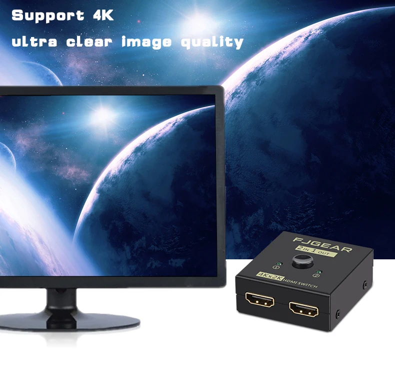 4K UHD HDMI split ter HDMI коммутатор 1X2 2X1 split 1 in 2 Out усилитель 1080P 4K x 2K HDMI коммутатор 2 порта двунаправленный