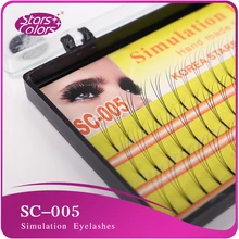 Цена 20 лотков 3D макияж ресниц 0,10 мм C завиток натуральные накладные ресницы длинные поддельные ресницы мягкие норковые ресницы для наращивания