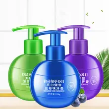 220 г Мятная Страсть фрукты голубика зубная паста удаление пятен отбеливающая пищевая Сода зубная паста борьба кровотечение десны зубная паста