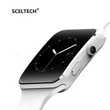 SCELTECH Bluetooth Smart Watch X6 Спорт Шагомер Smartwatch с камера Поддержка SIM WhatsApp Facebook для телефона Android