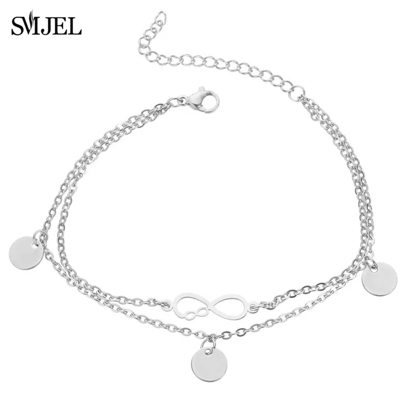 Silver Bracelet SMJEL Мода ЭКГ браслет из нержавеющей стали для женщин закрученный провод сердце Шарм Браслет доктор ювелирные изделия armbenen - Окраска металла: Silver Bracelet