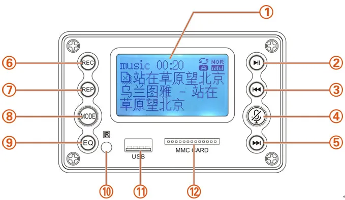 Практичный Прочный цифро-аналоговый преобразователь WAV WMA APE Bluetooth 4,2 с записью 12 В тест мощности аудио декодер плата