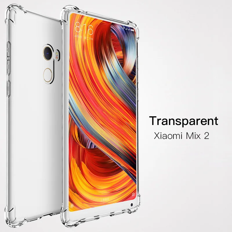 PZOZ силиконовый чехол для телефона Xiaomi mi x 2 роскошный противоударный прозрачный Xiaomi mi x 2s mi x2s прозрачный мягкий чехол из ТПУ - Цвет: Transparent