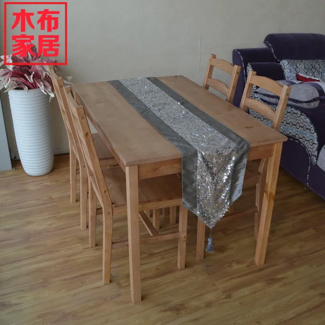 Ikea muebles de madera maciza de madera paño verde sillas de comedor ... Ikea muebles de madera maciza de madera paño verde sillas de comedor ...