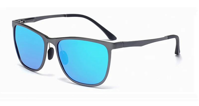 ELITERA поляризованные солнцезащитные очки из алюминиево-магниевого сплава, мужские винтажные очки, аксессуары, солнцезащитные очки для мужчин, gafas de sol 6561 - Цвет линз: grey blue
