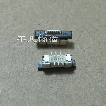 

FPC 6 pin 0.5MM pitch vertical socket with lock notebook boot keyboard touch pad