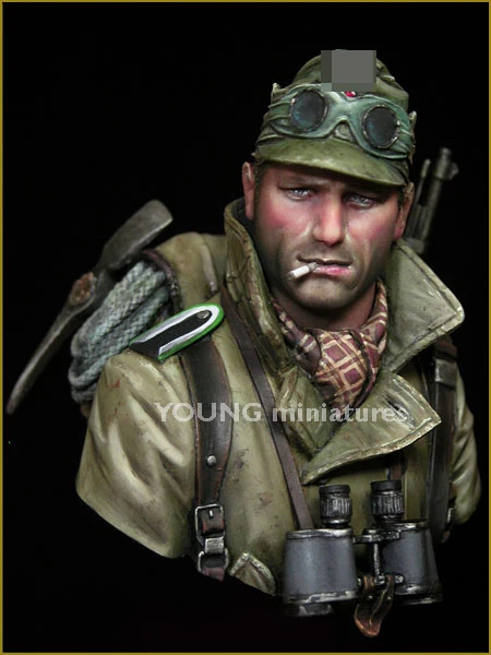 1/10 GEBIRGSJAGER 1942 фигура из смолы грудь GK военная тема Второй мировой войны второй без