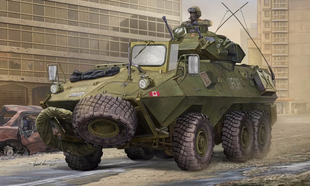 Trumpeter model 01505 1/35 Canadian AVGP Grizzly (Late) model kit photo