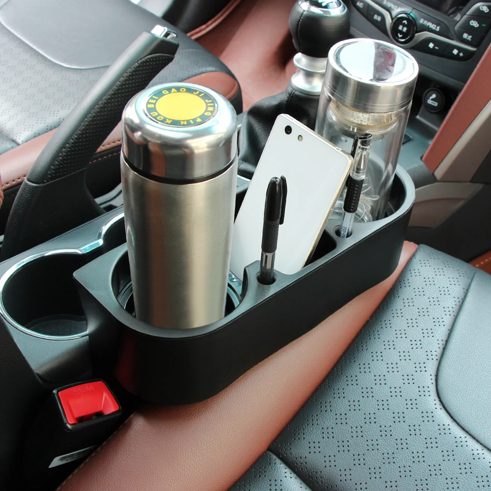 Car Universal Seat Seam Wedge Cup Holder For Jaguar XF XJ XJS XK S TYPE