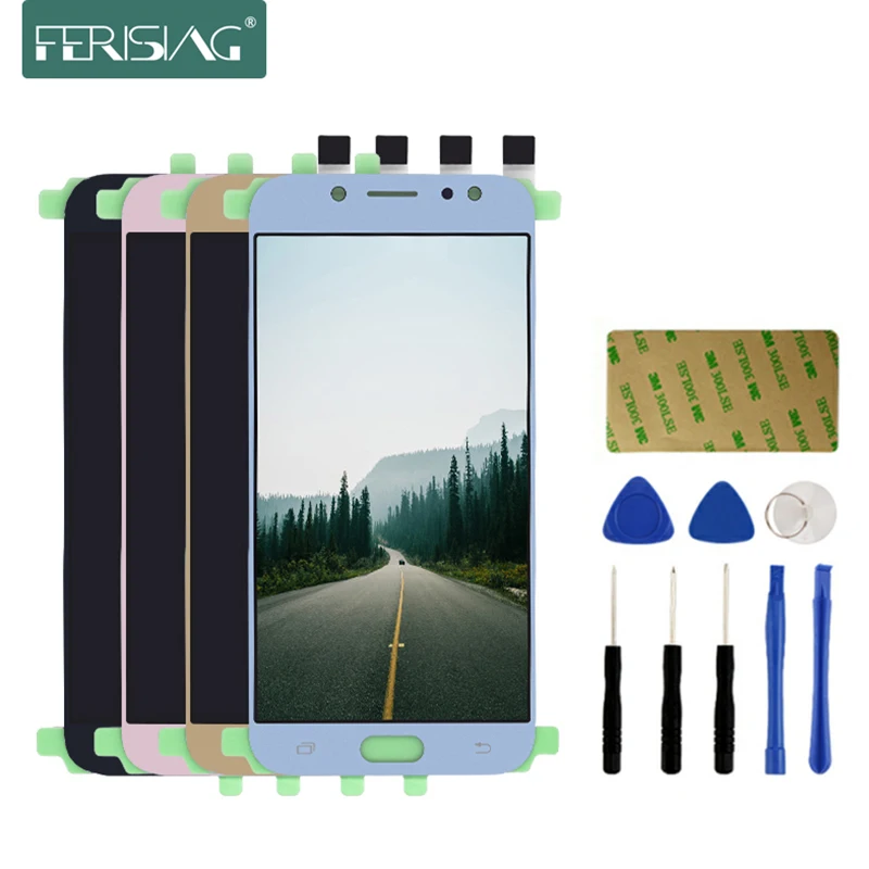 

AAAA+ AMOLED For SAMSUNG Galaxy J7 Pro 2017 J730 SM-J730F J730FM/DS LCD Display Touch Screen Digitizer Replacment Phone LCDs