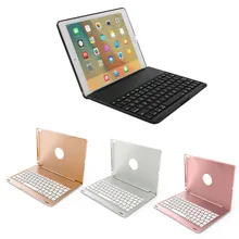 Wireless Bluetooth 3.0 Backlit Keyboard 78 Keys Aluminum Alloy Wireless Keyboard with 150mAh Battery Case for iPad Pro 10.5inch