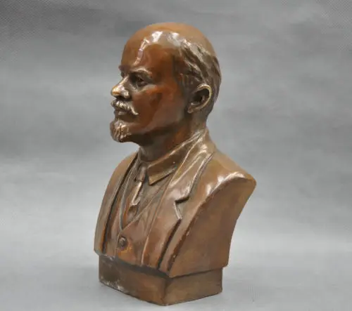 Советский лидер В. И. Ульянов В. И. Ленин Бюст Бронзовая статуя