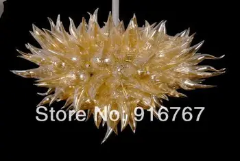 

LR377-Free Shipping Translucence Amber Murano Chandelier Small Design