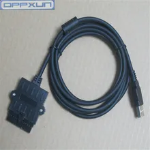 Oppxun novo programa usb programação inserir agulha cabo conector para motorola xir m8220 m8268 m8660 m8668 rádio