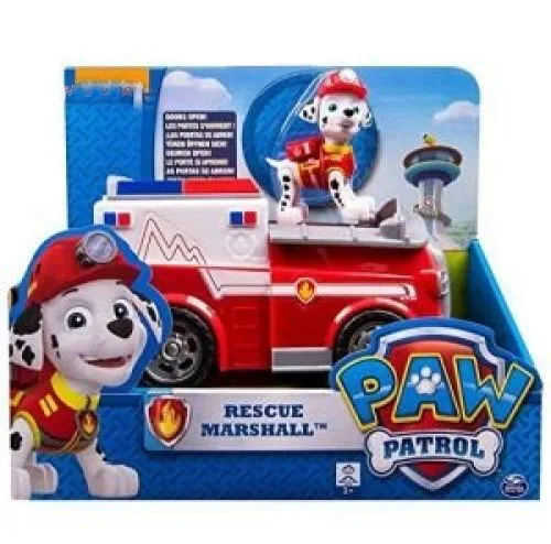 Оригинальная серия Paw Patrol-rescue, Райдер Маршалл и Чейз Скай ракета rocky rubble everest трекер robodog горячая распродажа - Цвет: marshall Ambulance