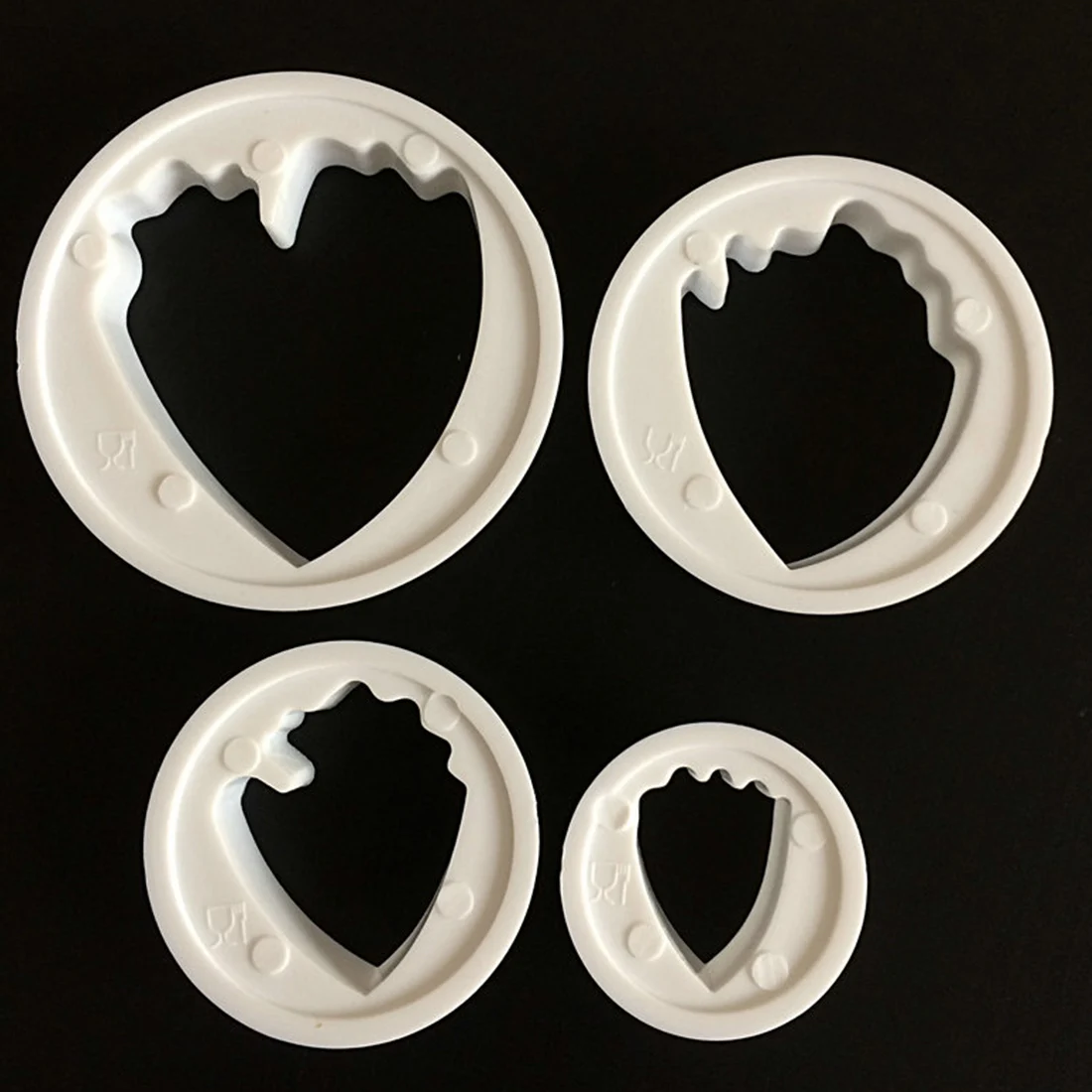 4 шт. Sugarcraft пион пластиковый набор для мастики резак форма торта помадные формы