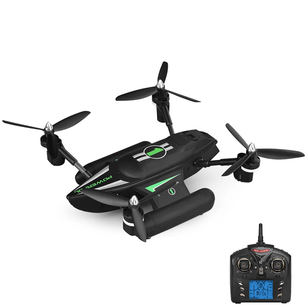 Оригинальный WLtoys Q353 Triphibian 2 4G 6 осевой Gyro установка воздушно грунтовых вод