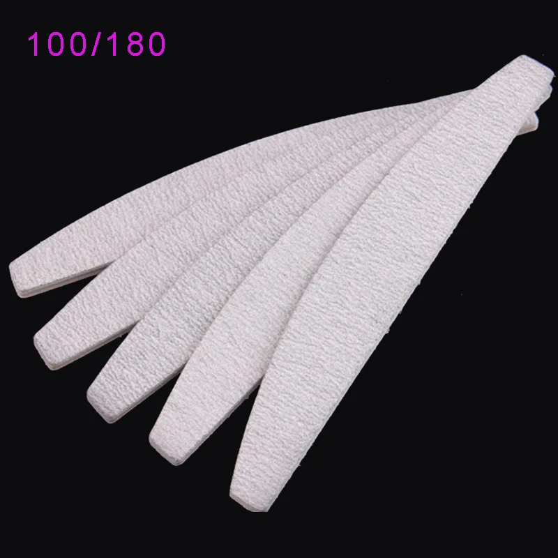 

Nail Files Sanding 100/180 Double-Side Thick Stick Nail Files & Buffers FILE Nail Art Manicure Pedicure 50pc Nail Tools #100 180