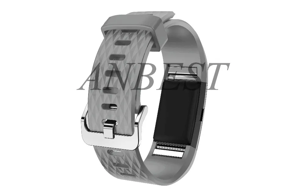 Силиконовый ремешок для Fitbit Charge 2, сменный ремешок, 15 цветов, маленький/большой размер, спортивный браслет для Fitbit Charge 2, ремешок для часов