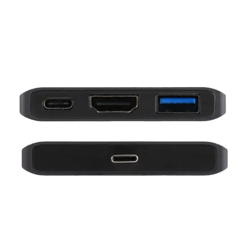 3 в 1 USB3.1 концентратора USB-C Тип-C USB3.0 + 4 K HDMI + PD USB-C адаптера Splitter Converter совместимый для Nintend для коммутатора