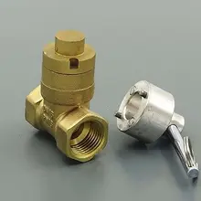 Латунные Магнитные запорные клапаны " BSP равная Женская резьба для счетчика воды